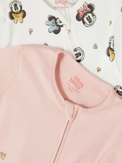 2-Pack Disney’s Minnie Mouse Zip Rompers|Primark Sale