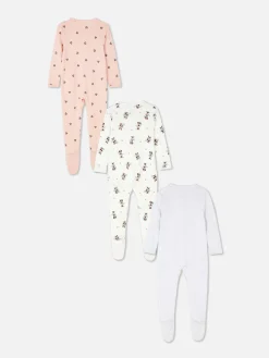 3-Pack Disney’s Minnie Mouse Printed Sleepers|Primark Clearance