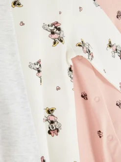 3-Pack Disney’s Minnie Mouse Printed Sleepers|Primark Clearance