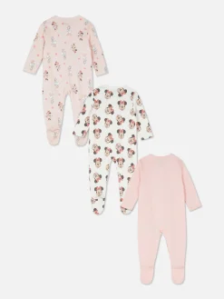 3-Pack Disney’s Minnie Mouse And Daisy Duck Sleepers|Primark New
