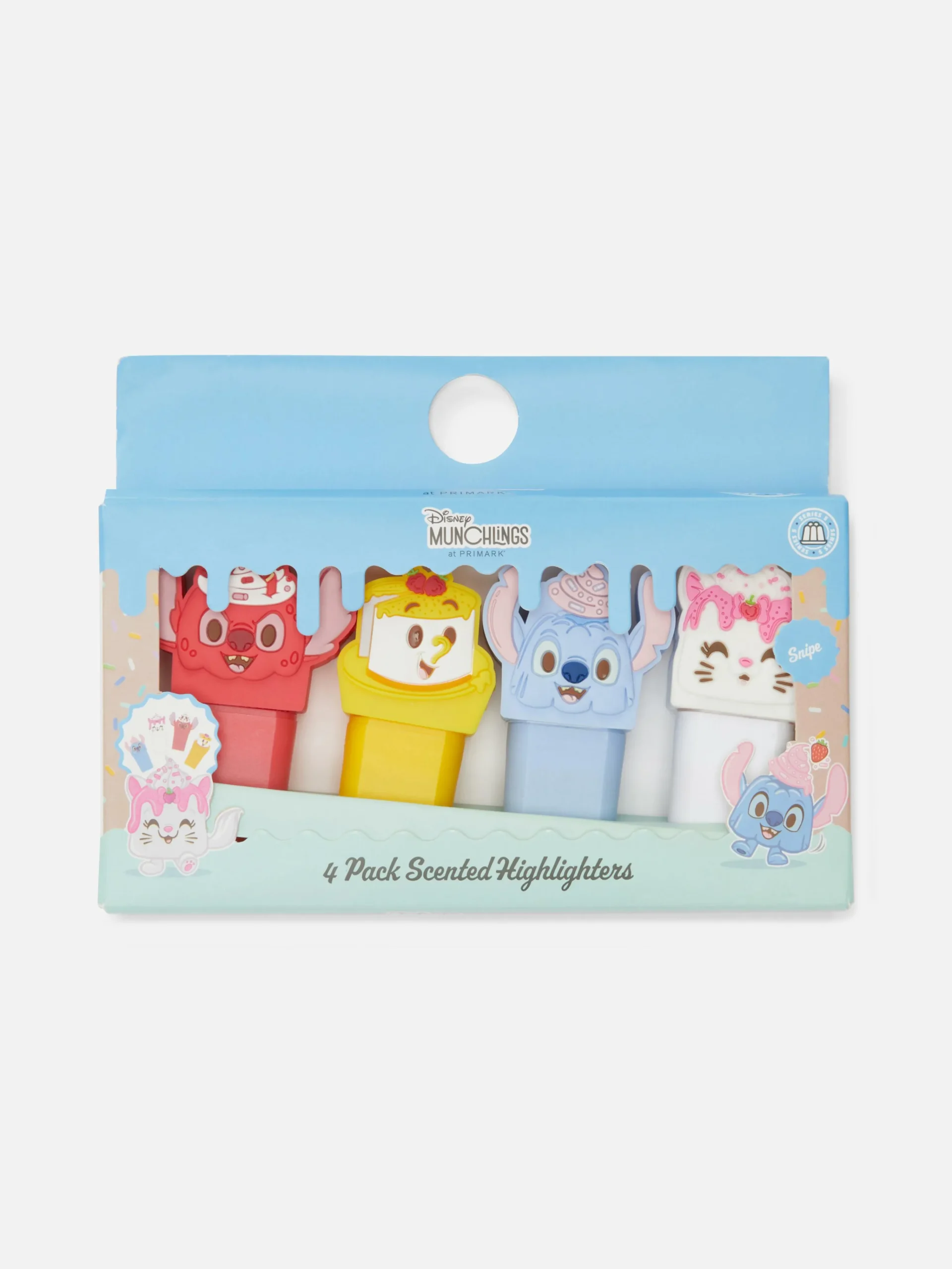 4-Pack Disney’s Munchlings Scented Highlighter Pens|Primark New