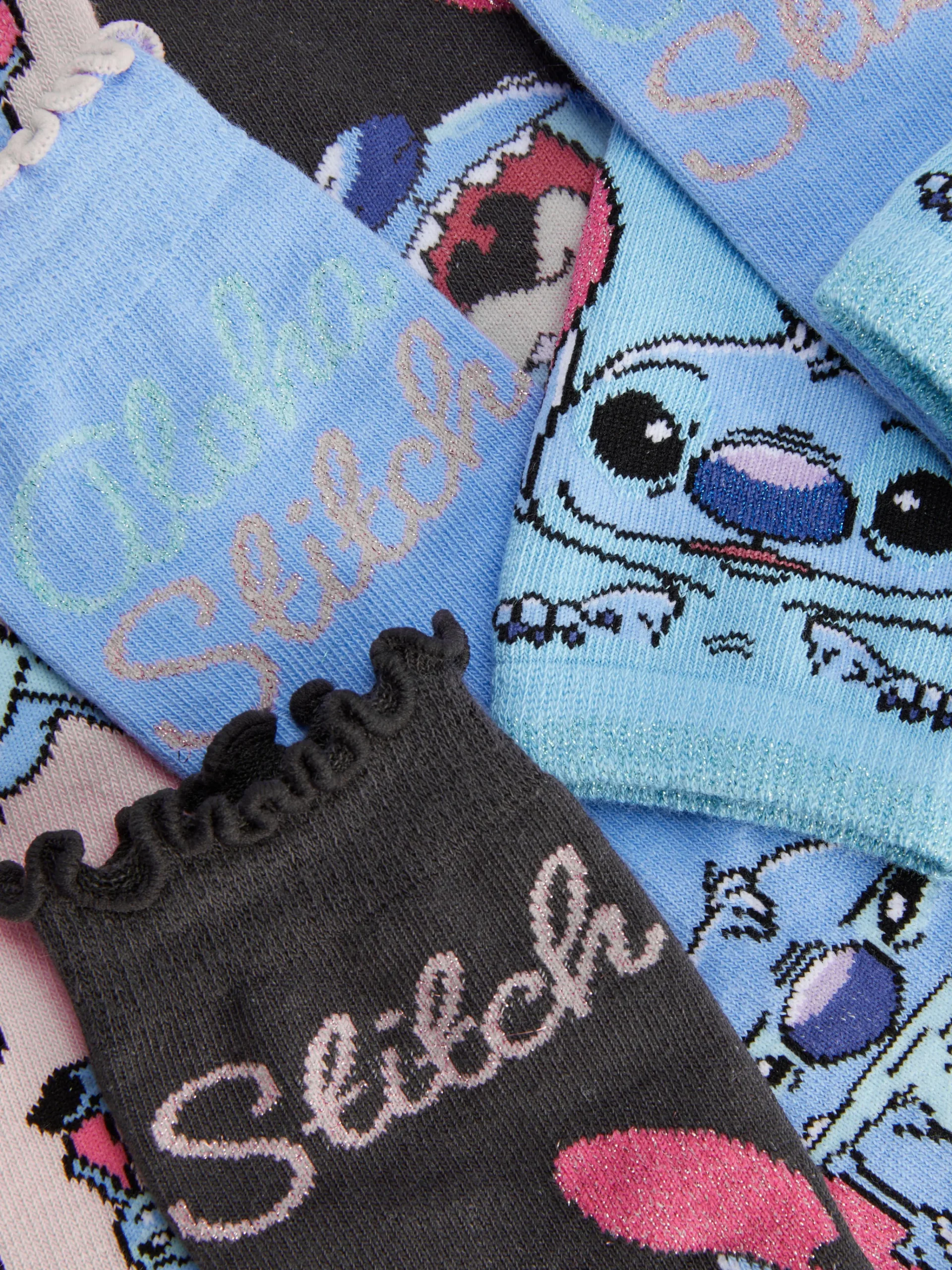 4-Pack Disney’s Stitch Ankle Socks|Primark Online