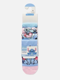4-Pack Disney’s Stitch Ankle Socks|Primark Online