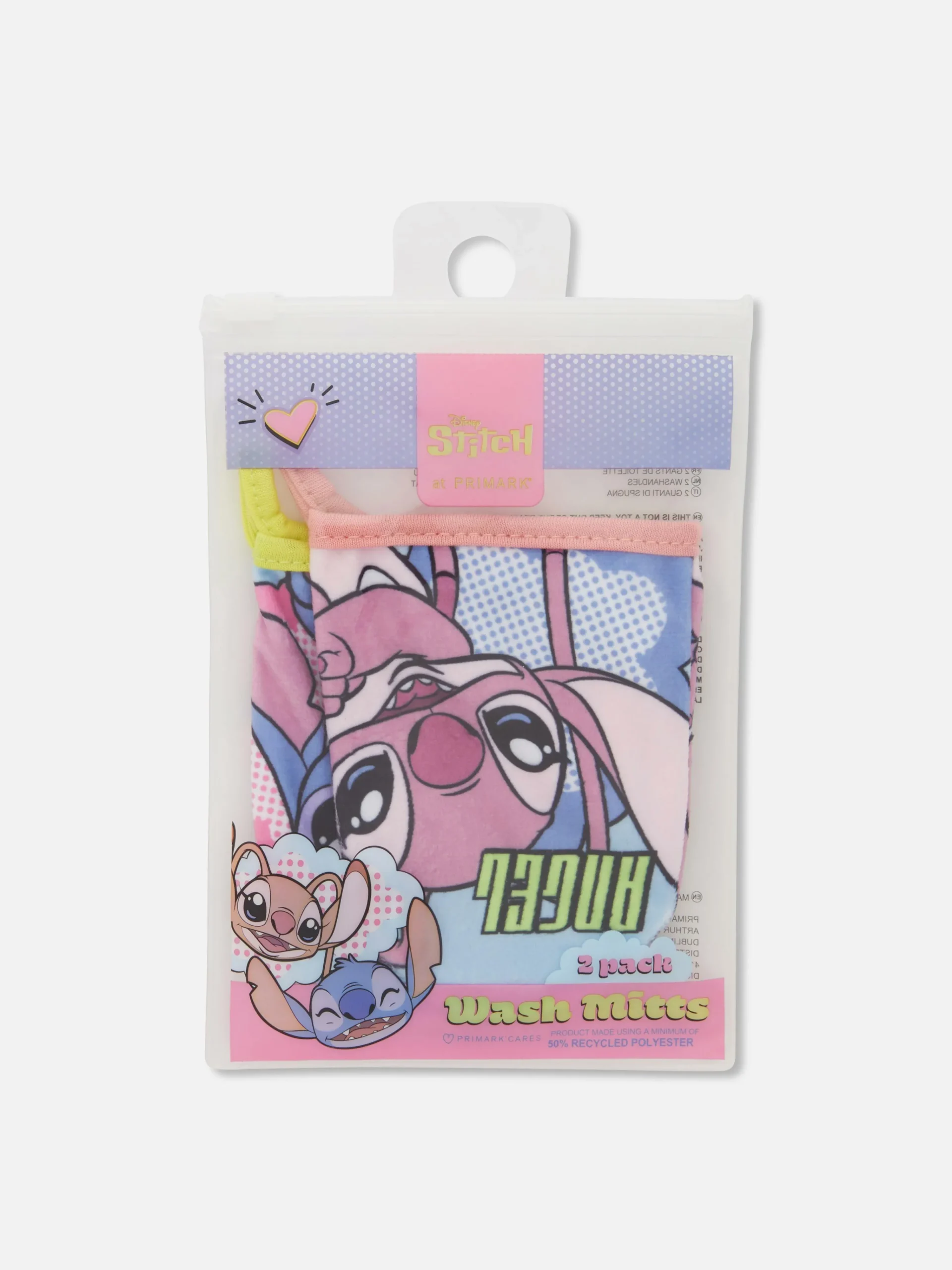 2-Pack Disney’s Stitch Bath Mitts|Primark Best
