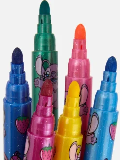 6-Pack Disney’s Stitch Glitter Marker Pens|Primark Sale