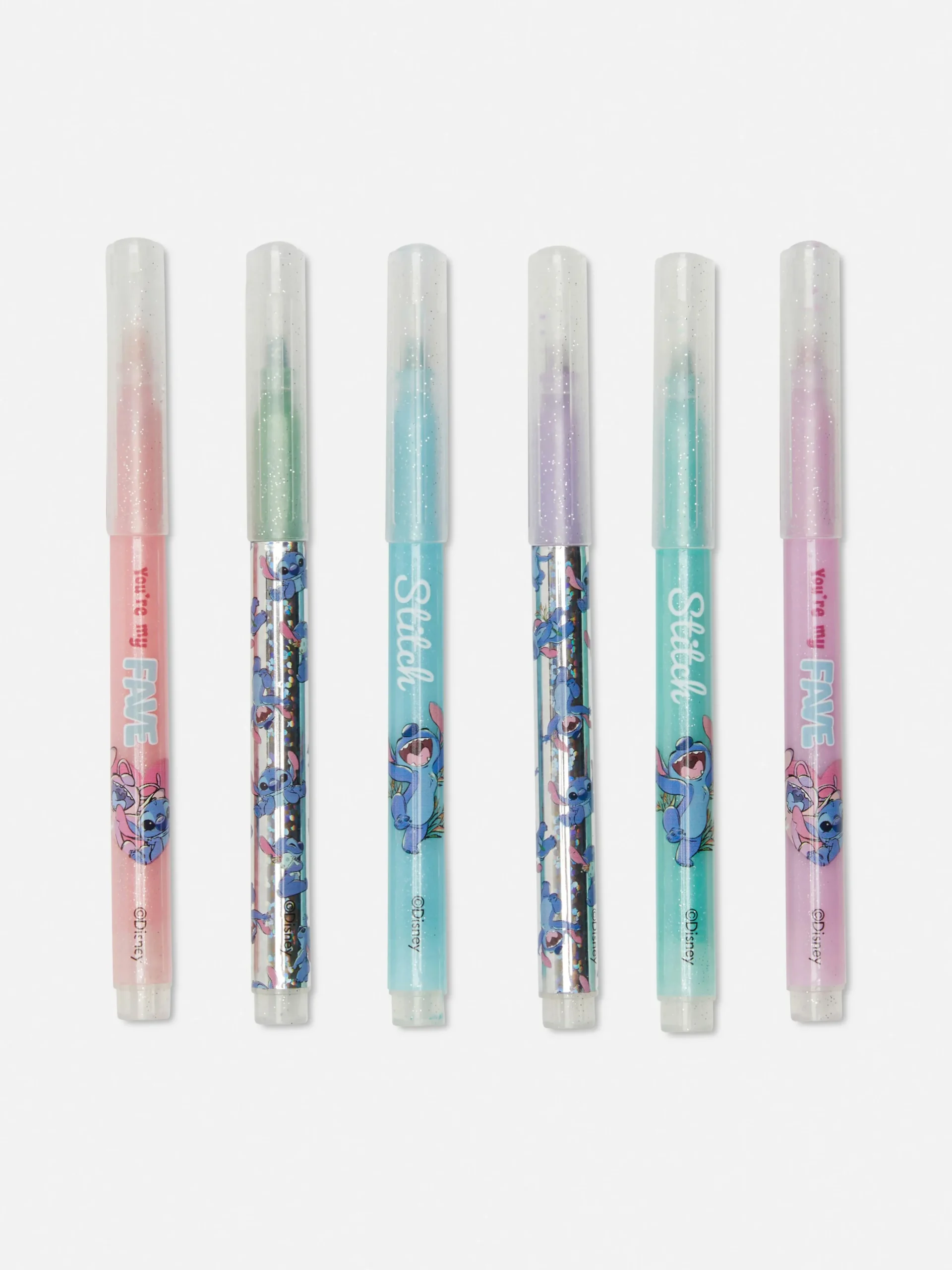 6-Pack Disney’s Stitch Glitter Marker Pens|Primark Discount