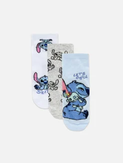 3-Pack Disney’s Stitch Sneaker Socks|Primark Discount