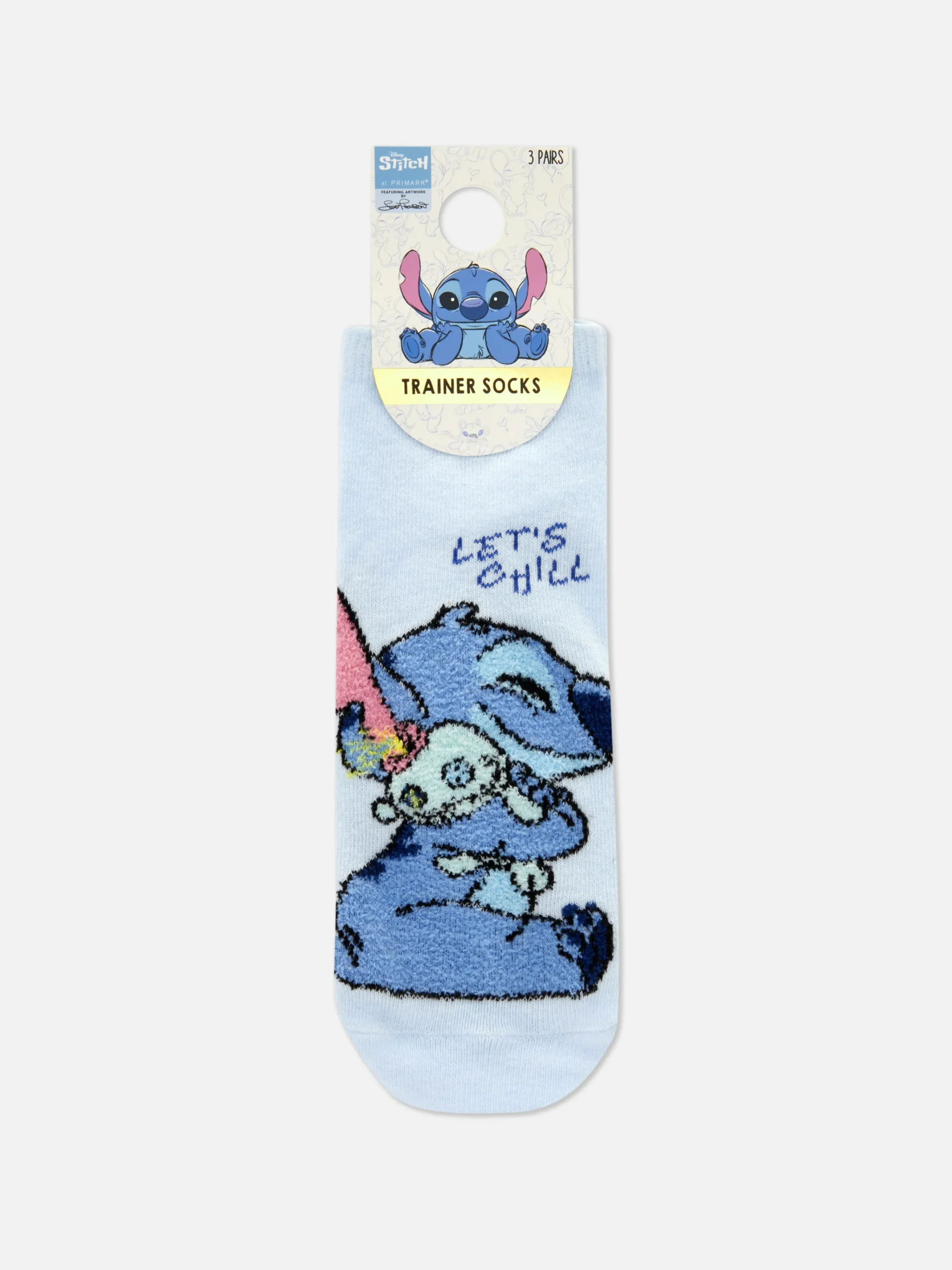 3-Pack Disney’s Stitch Sneaker Socks|Primark Discount