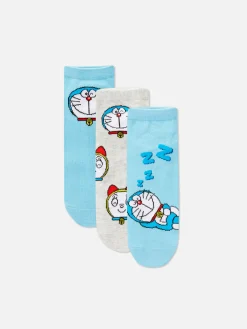 3-Pack Doraemon Sneaker Socks|Primark Best