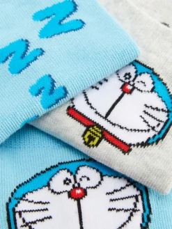 3-Pack Doraemon Sneaker Socks|Primark Best