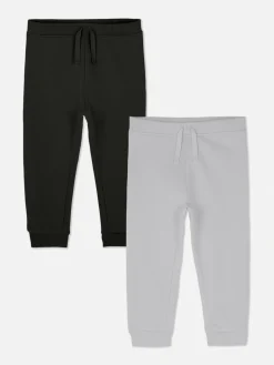 2-Pack Drawstring Cuffed Joggers|Primark New