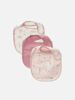 3-Pack Dribble Proof Bibs|Primark New