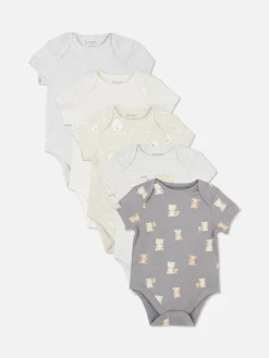 5-Pack Essential Bodysuits|Primark