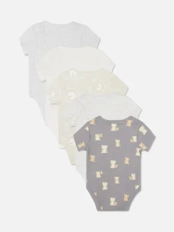 5-Pack Essential Bodysuits|Primark