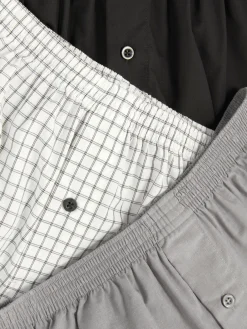 3-Pack Essential Checked Boxers|Primark Clearance