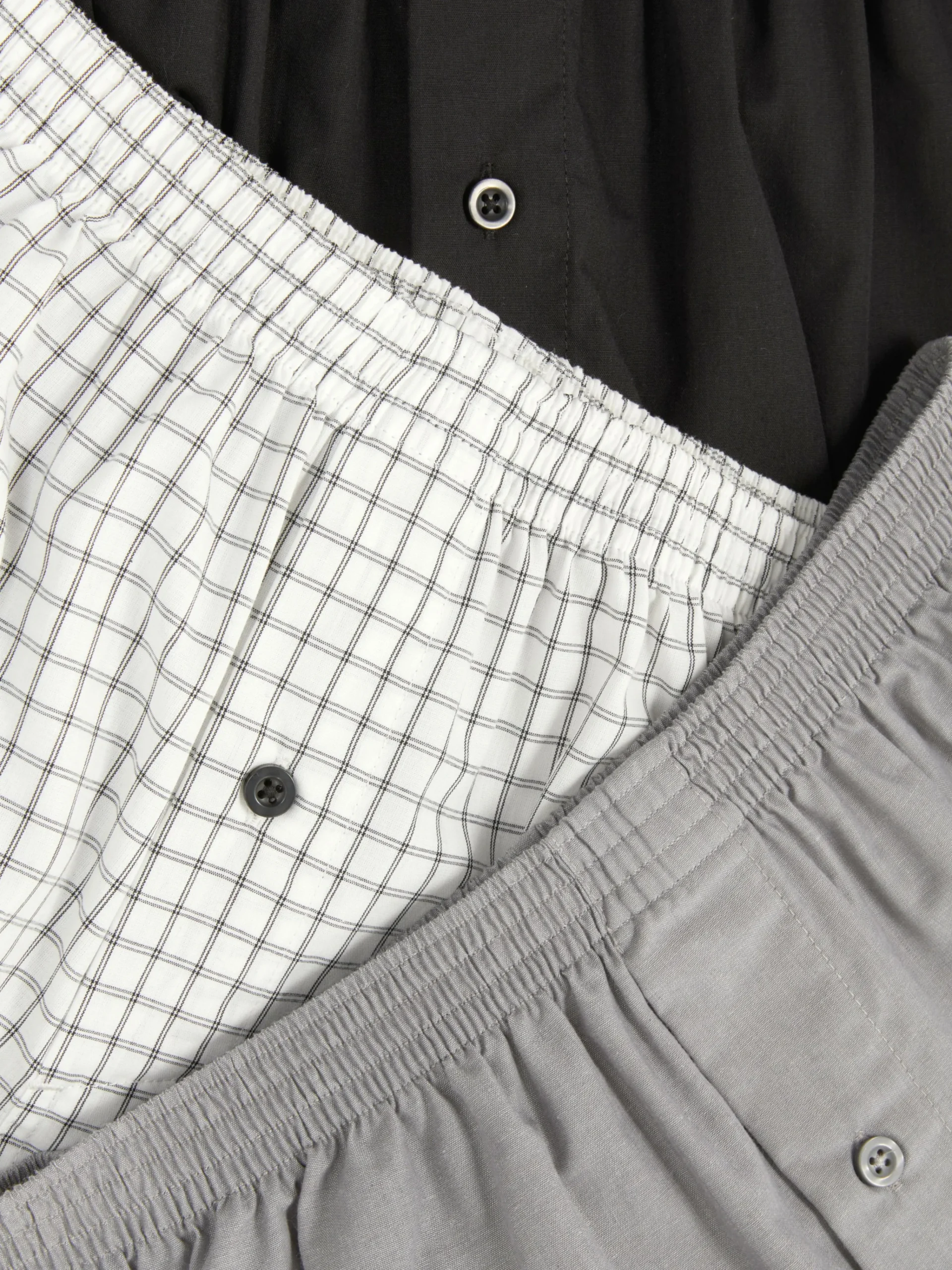 3-Pack Essential Checked Boxers|Primark Clearance