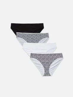 4-Pack Everyday Bikini Briefs|Primark Clearance