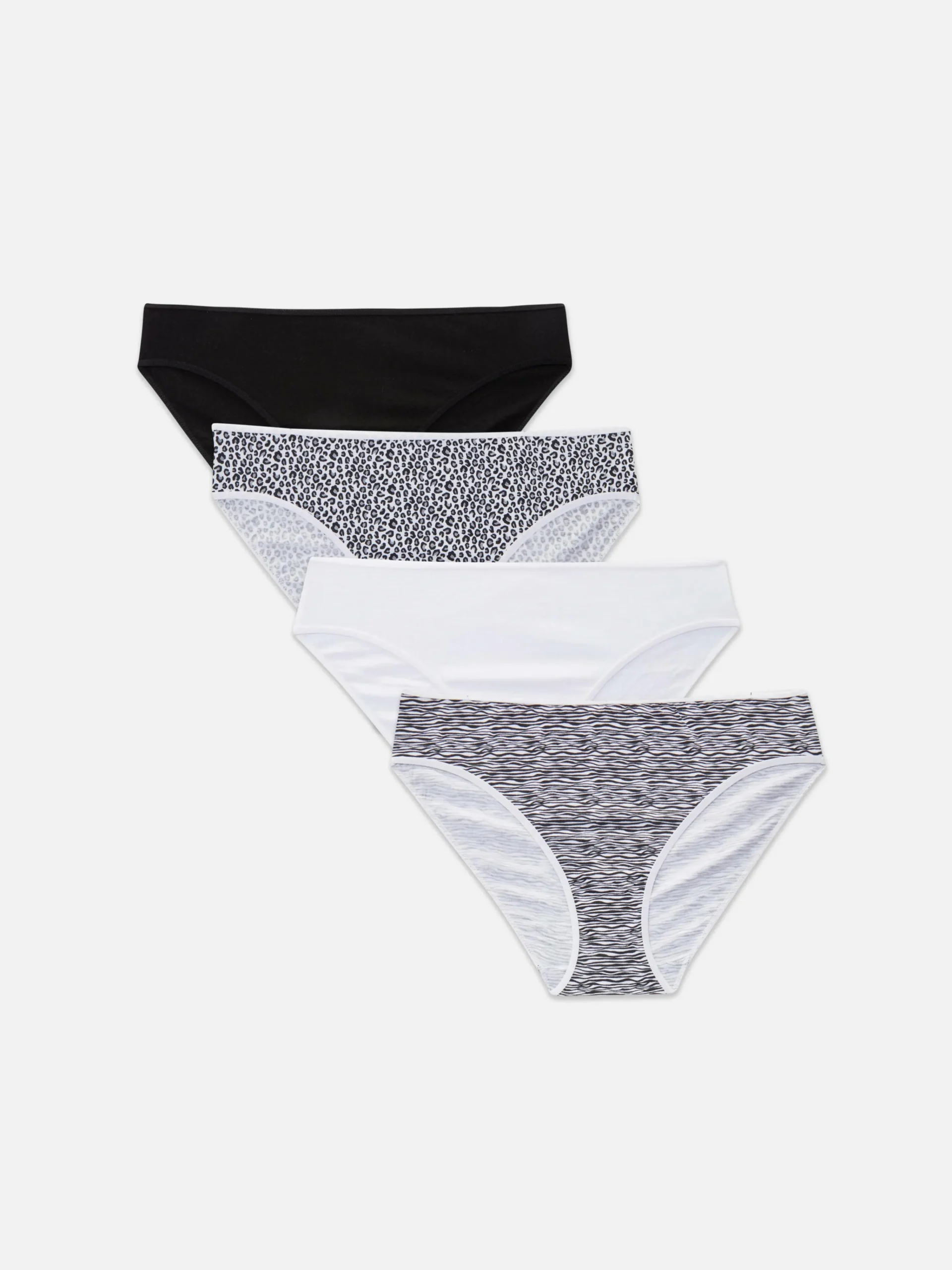 4-Pack Everyday Bikini Briefs|Primark Clearance