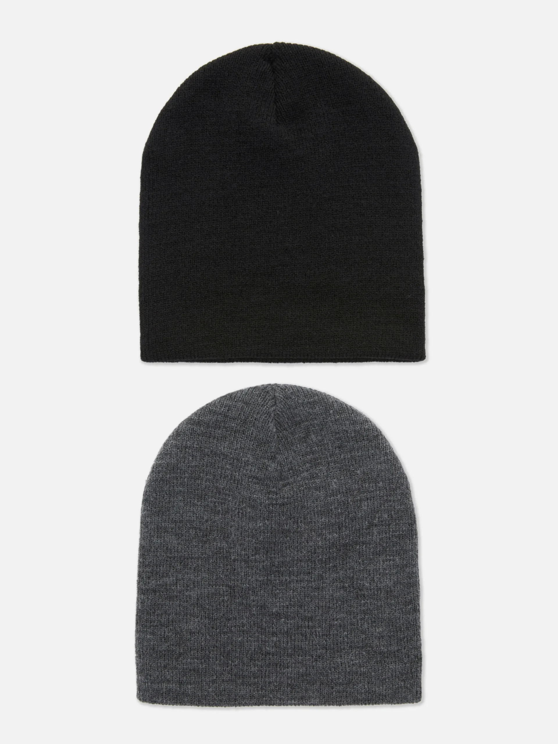 2-Pack Fine Knit Beanie Hats|Primark Hot