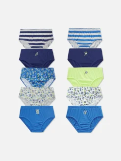 10-Pack Football Graphic Briefs|Primark Discount