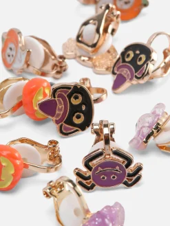 5-Pack Glow In The Dark Clip-On Halloween Earrings|Primark Sale