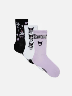 2-Pack Hello Kitty Kuromi Crew Socks|Primark Outlet