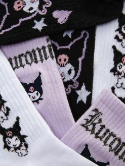 2-Pack Hello Kitty Kuromi Crew Socks|Primark Outlet