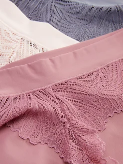 3-Pack Invisible Lace Back Thongs|Primark Sale