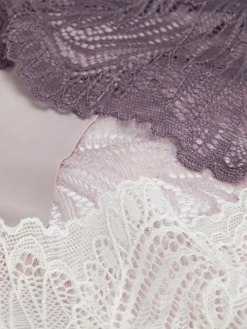 3-Pack Invisible Lace-Back Brazilian Briefs|Primark Best