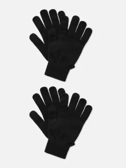2-Pack Knit Gloves|Primark Hot