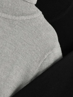 2-Pack Knit Roll Neck Sweaters|Primark Sale