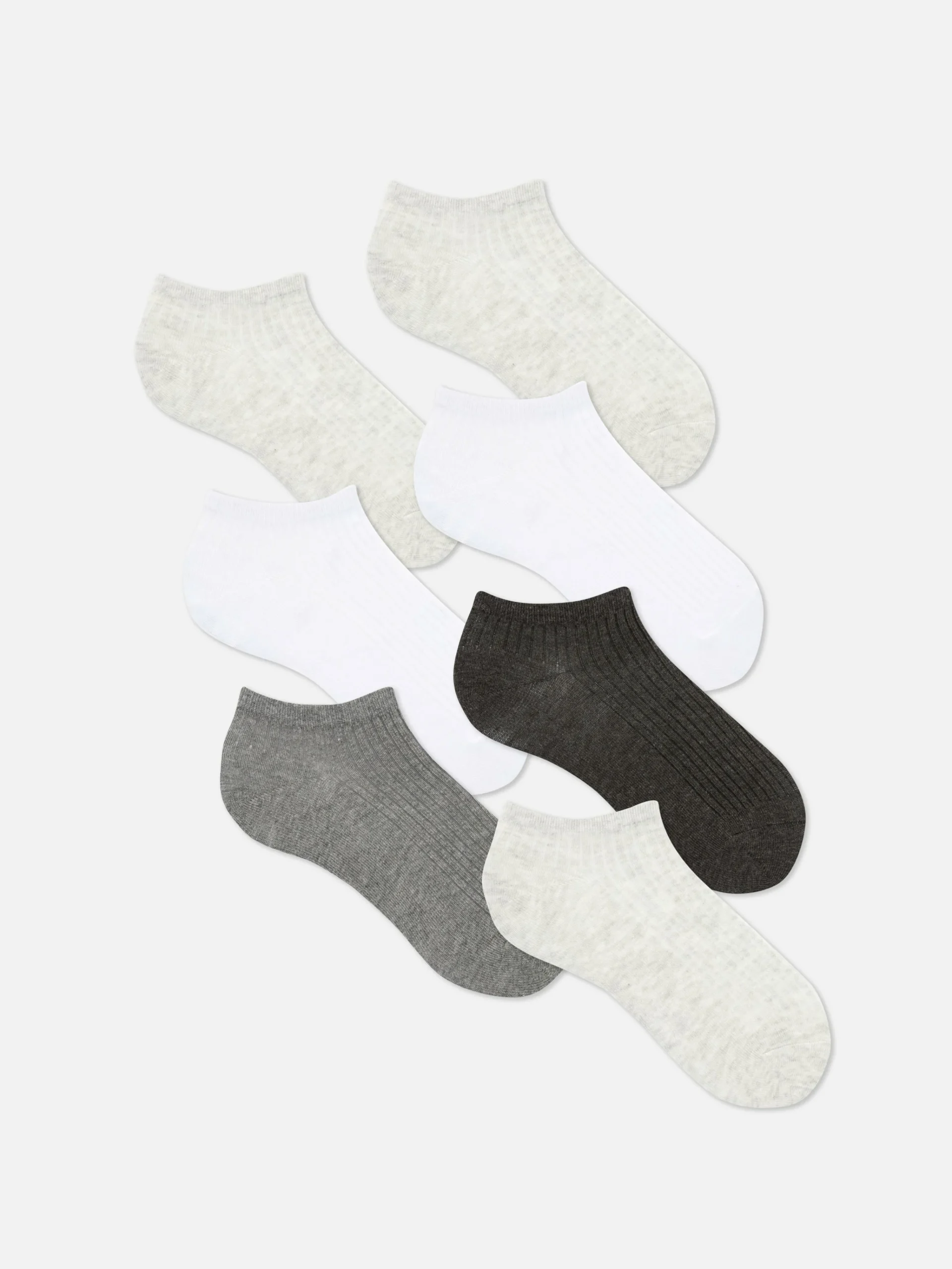 7-Pack Knit Sneaker Socks|Primark Discount