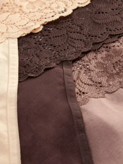 3-Pack Lace Bandeau Thongs|Primark Outlet