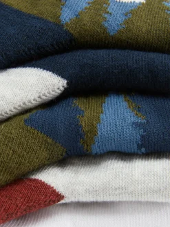 5-Pack Landscape Graphic Crew Socks|Primark Online