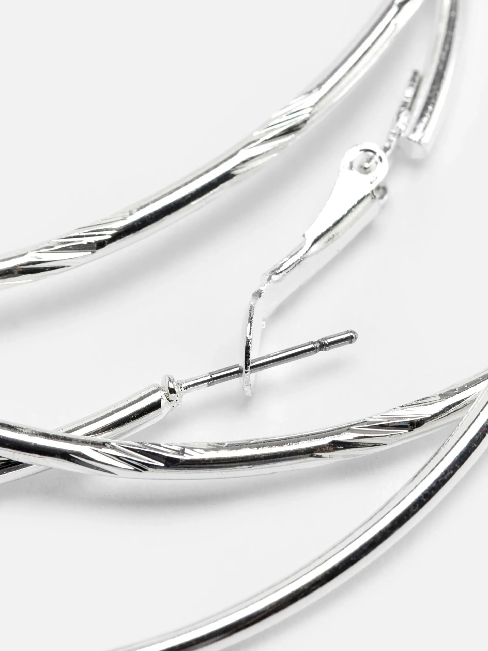 2-Pack Large Hoop Earrings|Primark Discount