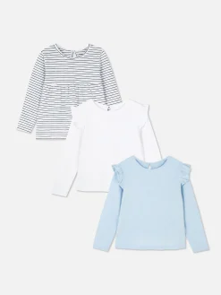3-Pack Long Sleeve T-Shirts|Primark Discount