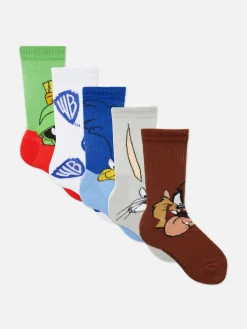 5-Pack Looney Tunes Crew Socks|Primark Outlet