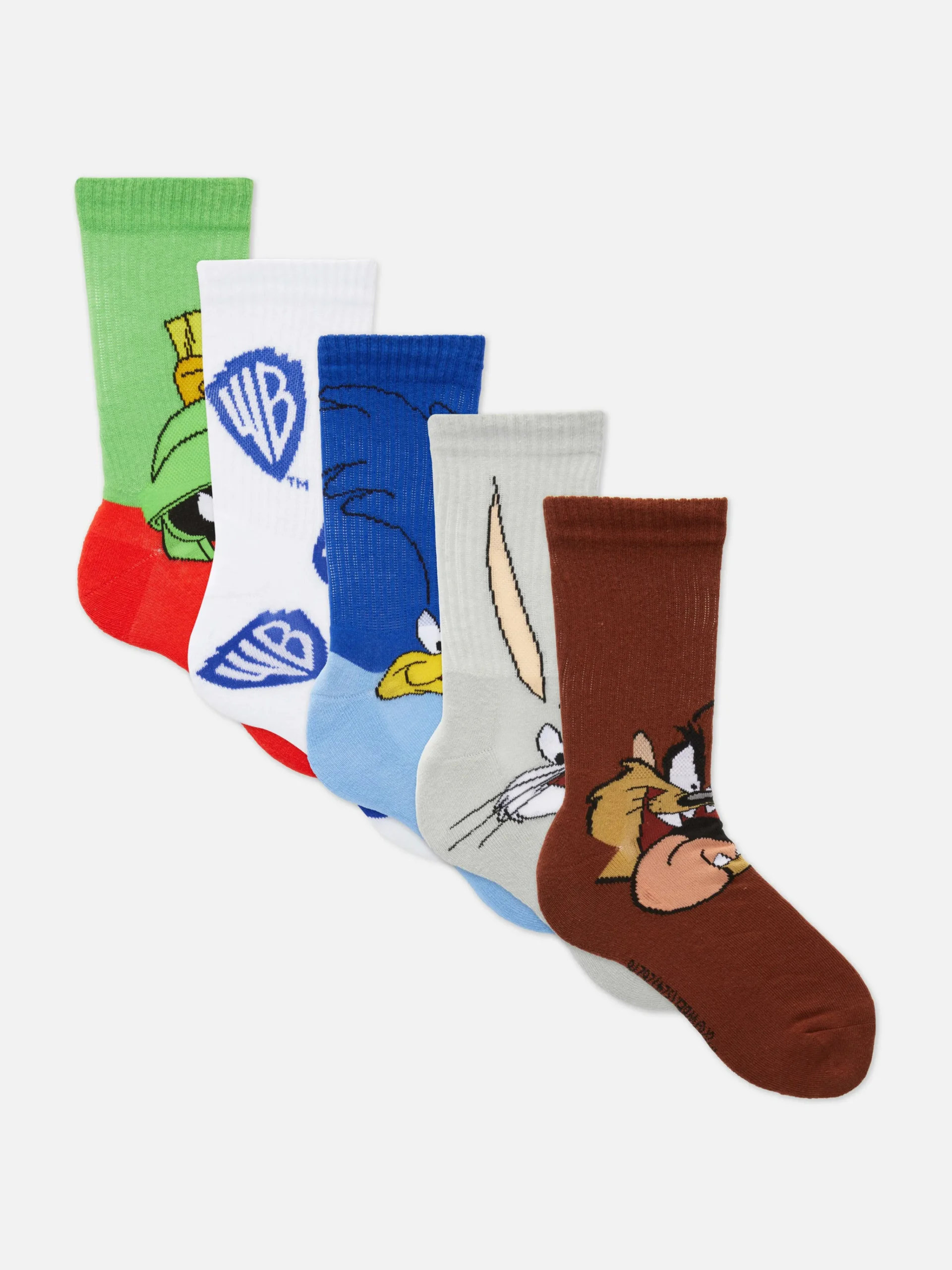 5-Pack Looney Tunes Crew Socks|Primark Outlet