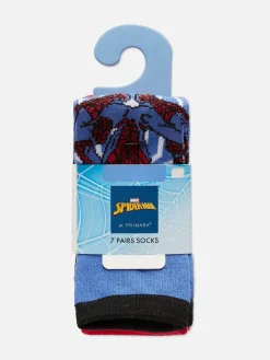7-Pack Marvel Spider-Man Ankle Socks|Primark Discount