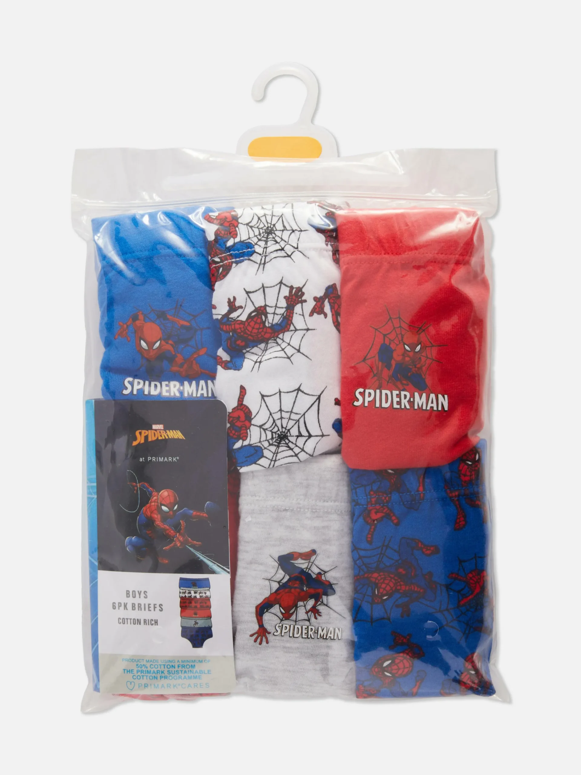 6-Pack Marvel Spider-Man Briefs|Primark Online