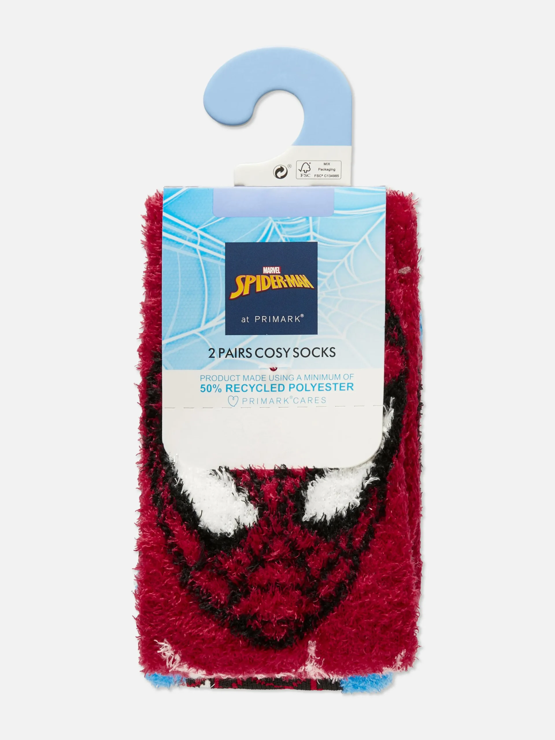 2-Pack Marvel Spider-Man Fluffy Socks|Primark Hot