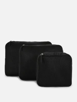 3-Pack Mesh Packing Cubes|Primark New
