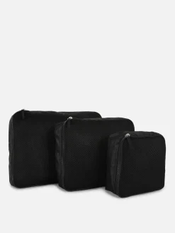3-Pack Mesh Packing Cubes|Primark New