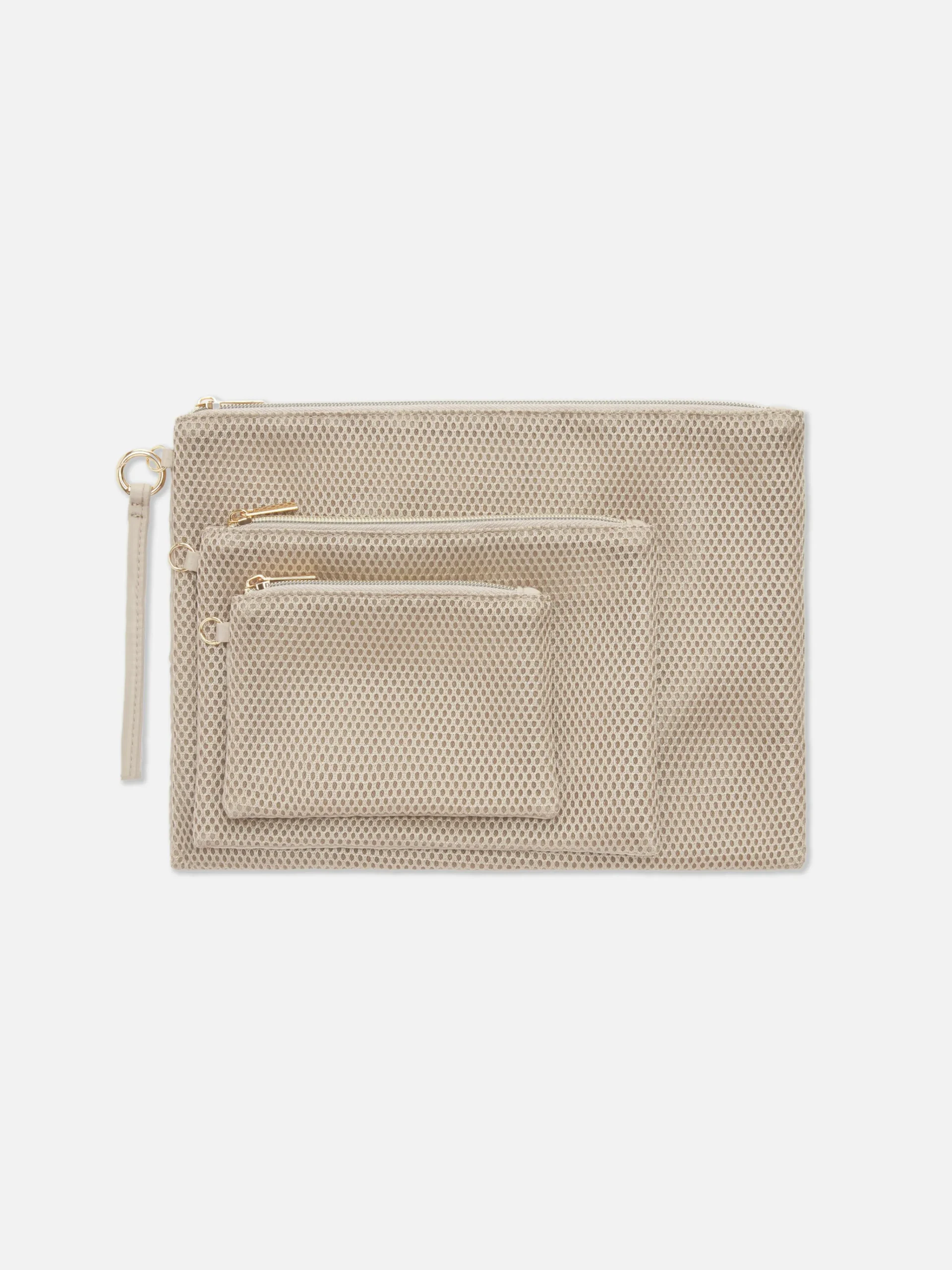 3-Pack Mesh Pouches|Primark