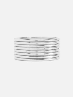8-Pack Metallic Bangles|Primark Sale