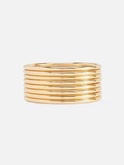 8-Pack Metallic Bangles|Primark