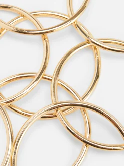 8-Pack Metallic Bangles|Primark
