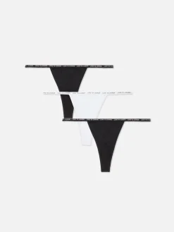 3-Pack Microfiber Thongs|Primark Clearance