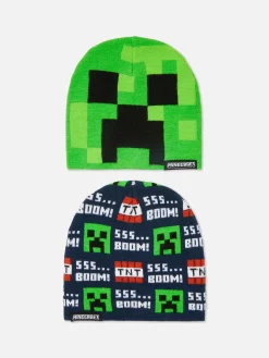 2-Pack Minecraft Beanie Hats|Primark Clearance