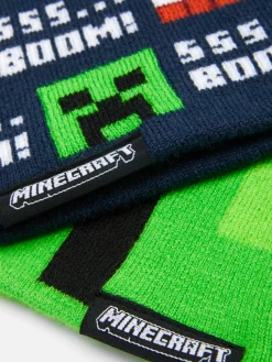 2-Pack Minecraft Beanie Hats|Primark Clearance